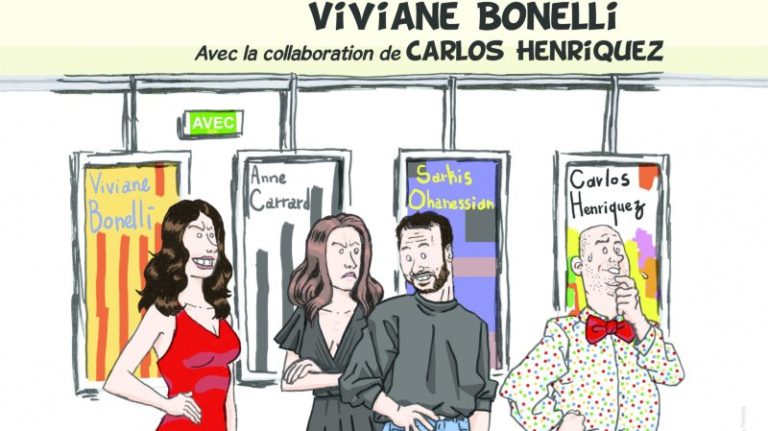 Affiche de la pièce "Peindre à tout prix" de Viviane Bonelli.