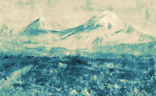 Peinture du Mont Ararat.